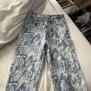 beautiful one of a kind jeans, and only worn once
